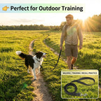 Petspuff Long Dog Training Lead – Strong Nylon Recall Line 1.5m to 50m | All Dogs