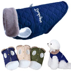 Petspuff Padded Dog Gilet with Plush Collar – Warm Winter Vest | Small Dogs & Cats