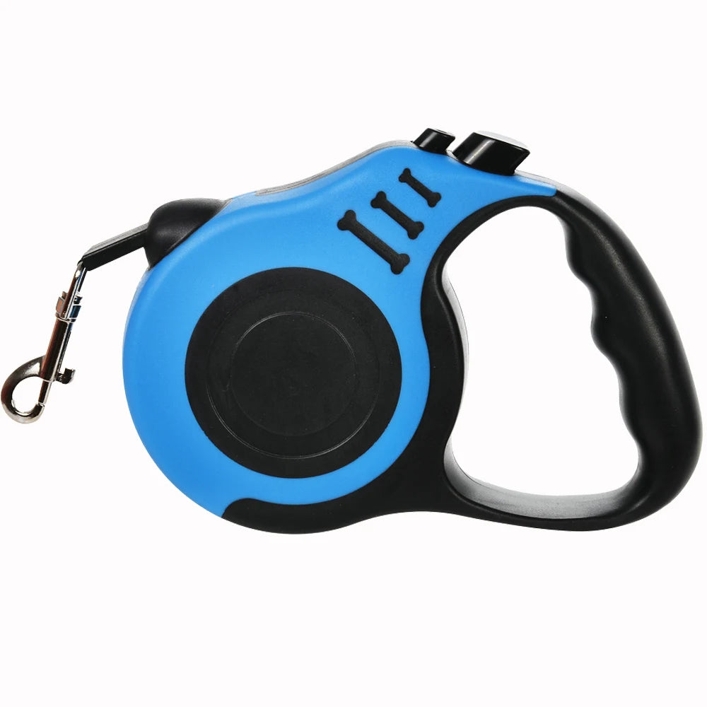 Petspuff Retractable Dog Lead 3m / 5m – One-Button Lock Extending Lead | Small & Medium Dogs