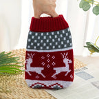 Petspuff Christmas Dog Jumper – Fair Isle Reindeer Knit | Small Dogs & Cats