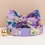 Petspuff Adjustable Cat Collar with Bow & Safety Buckle – Anti-Choke Kitten Collar | 12 Colours - Petspuff