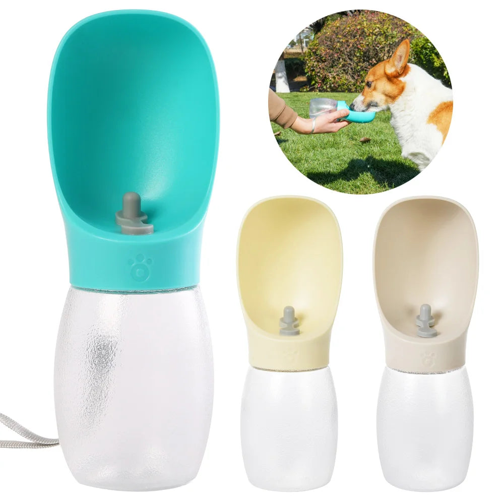 Petspuff Lightweight Pet Water Bottle 300ml – Portable Drinking Bowl | Dogs & Cats