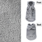 Petspuff Rabbit Ear Fleece Dog Hoodie – Warm Hooded Coat with D-Ring | Small Dogs & Cats