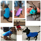 Petspuff Quilted Fleece Dog Jacket with D-Ring – Warm Winter Vest | Small Dogs & Cats