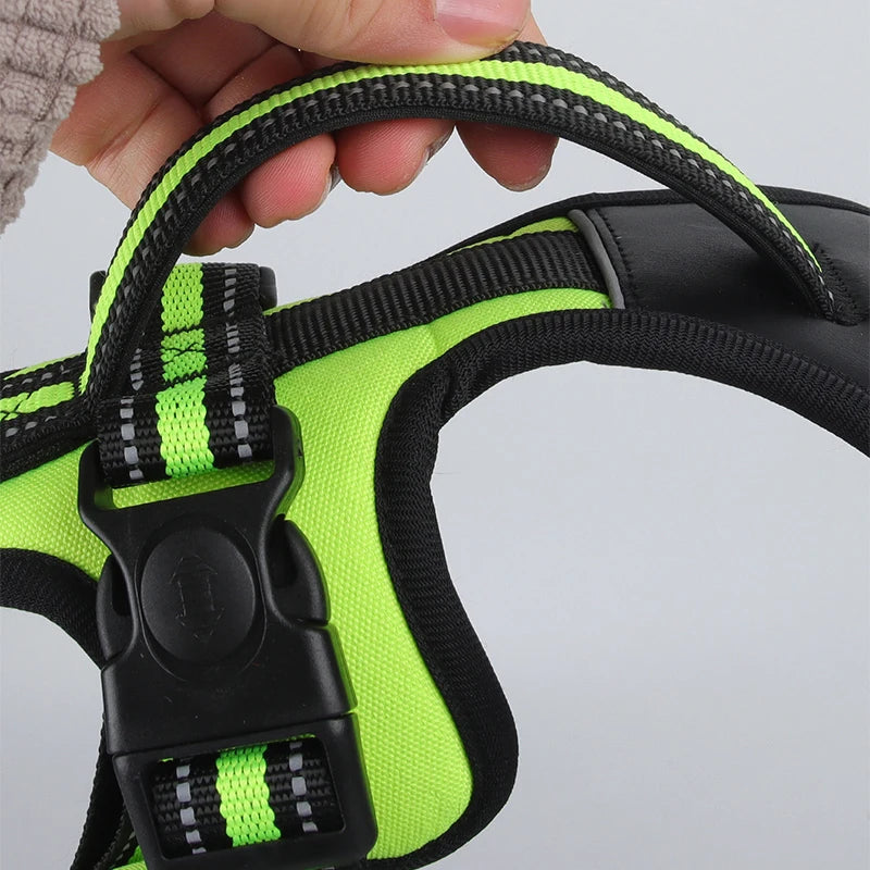 Petspuff Reflective Padded Dog Harness – Adjustable Vest Harness | Medium & Large Dogs