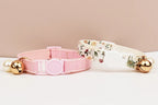 Petspuff Adjustable Cat Collar with Bow & Safety Buckle – Anti-Choke Kitten Collar | 12 Colours - Petspuff