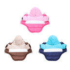 Petspuff Hooded Padded Dog Jacket – Warm Winter Coat with Lead Hole | Small & Medium Dogs