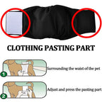 Petspuff Male Dog Nappies 3-Pack – Reusable Belly Band Wraps | Small & Medium Dogs