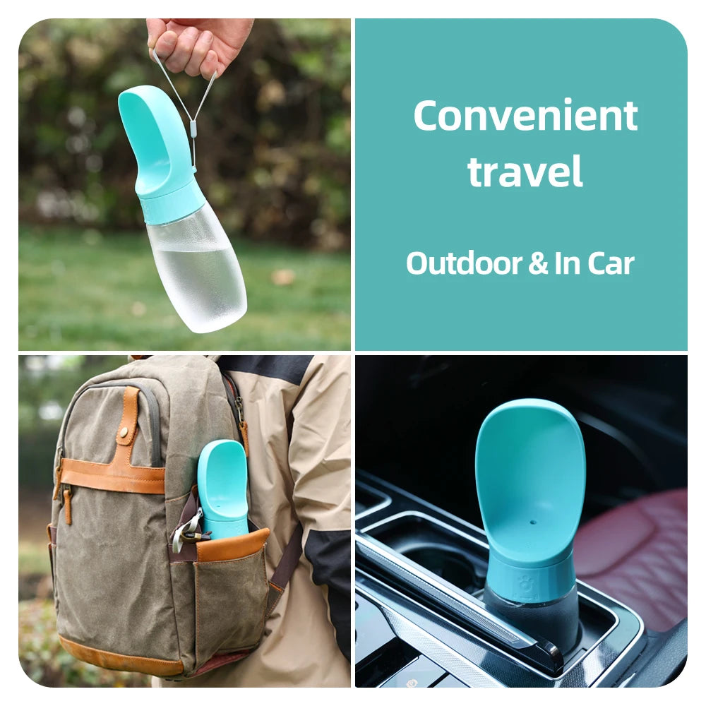 Petspuff Leakproof Dog Water Bottle 300ml / 500ml – BPA-Free Travel Drinker | Dogs & Cats