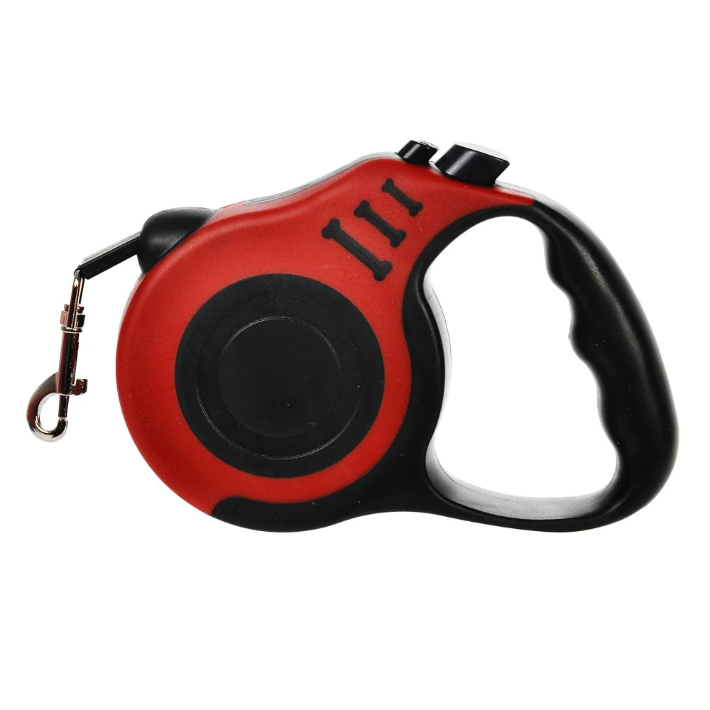 Petspuff Retractable Dog Lead 3m / 5m – One-Button Lock Extending Lead | Small & Medium Dogs