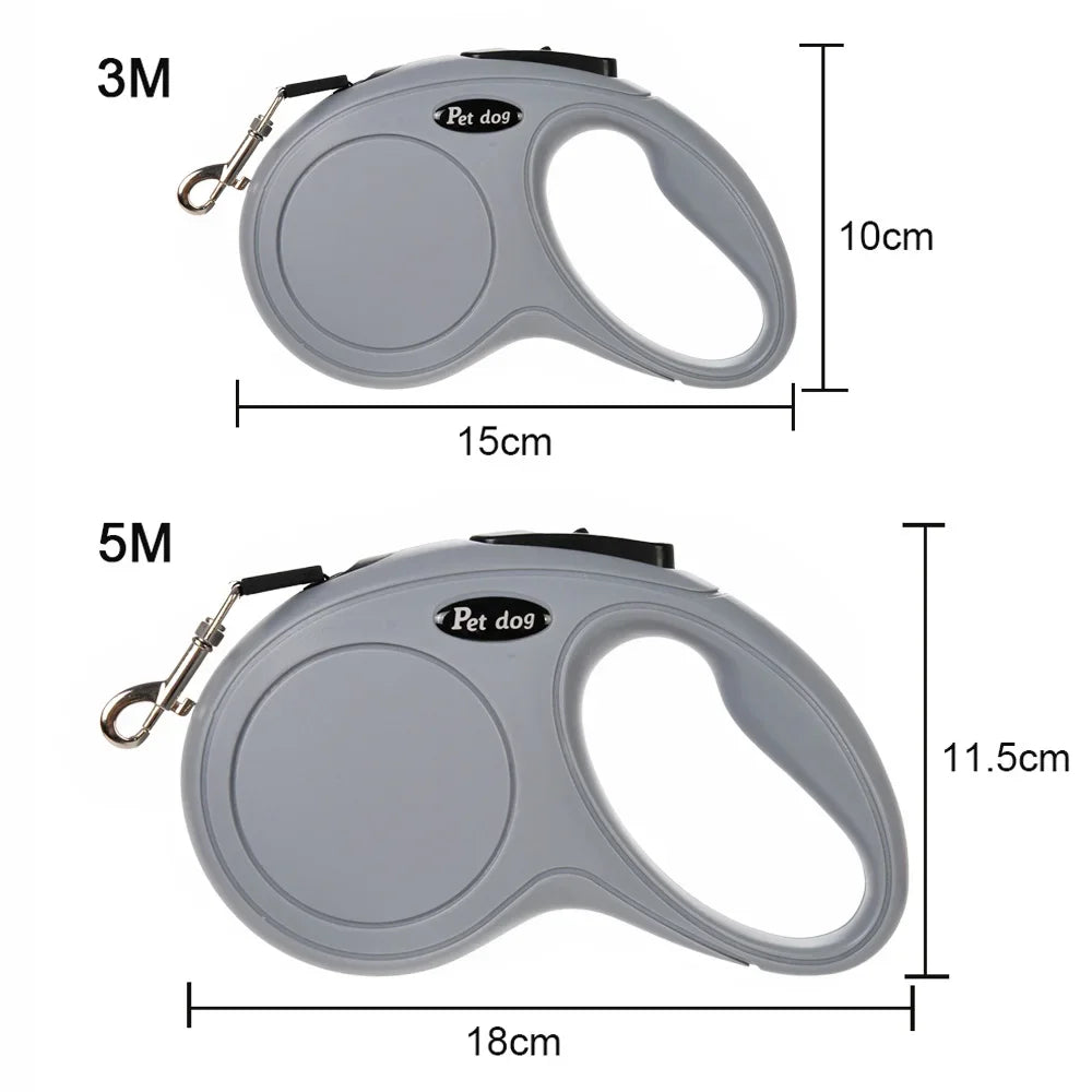 Petspuff Retractable Cat Lead – 3m / 5m Extending Lead for Cats & Small Dogs