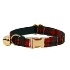 Petspuff Personalised Bow Cat Collar with Bell & Safety Buckle – Engraved Name Tag | 6 Colours