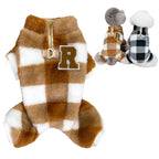Petspuff Coral Fleece Dog Onesie – Warm Winter Jumpsuit Pyjamas | Small & Medium Dogs