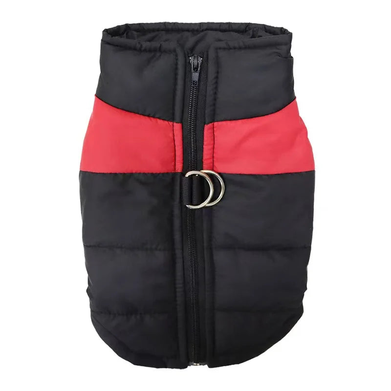 Petspuff Padded Winter Dog Jacket – Windproof Puffer Vest with Lead Rings | Small to Large Dogs