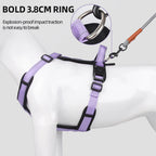 Petspuff Neoprene Padded Dog Harness with Handle – Reflective Vest | Small to Large Dogs