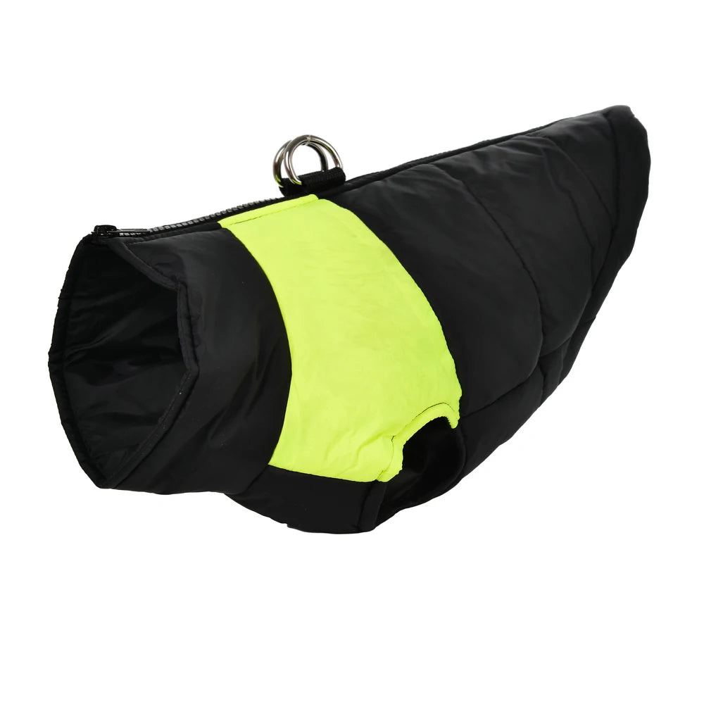 Petspuff Waterproof Dog Coat Vest – Fleece-Lined Winter Jacket with D-Ring | Small to Extra-Large Dogs