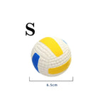 Petspuff Squeaky Latex Dog Ball – Football, Volleyball & Rugby Ball Toys | Small to Large Dogs