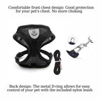 Petspuff Escape-Proof Cat Harness & Lead Set – Reflective Mesh Vest | Cats, Kittens & Small Dogs