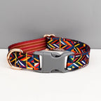 Petspuff Safety Buckle Webbing Dog Collar & Lead Set – 5 Colours for Small to Large Dogs