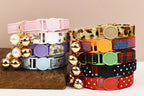 Petspuff Adjustable Cat Collar with Bow & Safety Buckle – Anti-Choke Kitten Collar | 12 Colours - Petspuff