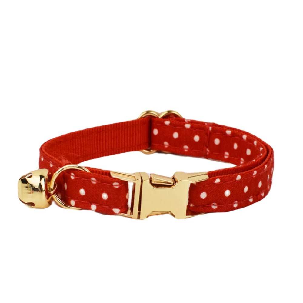 Petspuff Personalised Soft Cat Collar with Bow & Safety Buckle – Engraved Name | 7 Colours