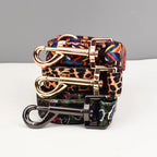 Petspuff Safety Buckle Webbing Dog Collar & Lead Set – 5 Colours for Small to Large Dogs