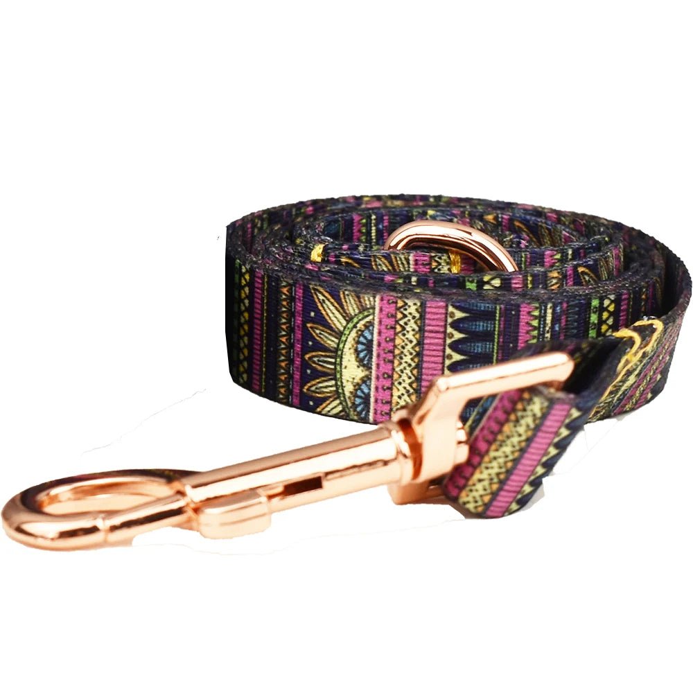 Petspuff Safety Buckle Webbing Dog Collar & Lead Set – 5 Colours for Small to Large Dogs