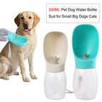 Petspuff 300ml Dog Water Bottle – Frosted Leakproof Walking Bottle | Dogs & Cats