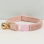 Petspuff Velvet Cat Collar with Bow Tie & Breakaway Safety Buckle – 14 Colours - Petspuff