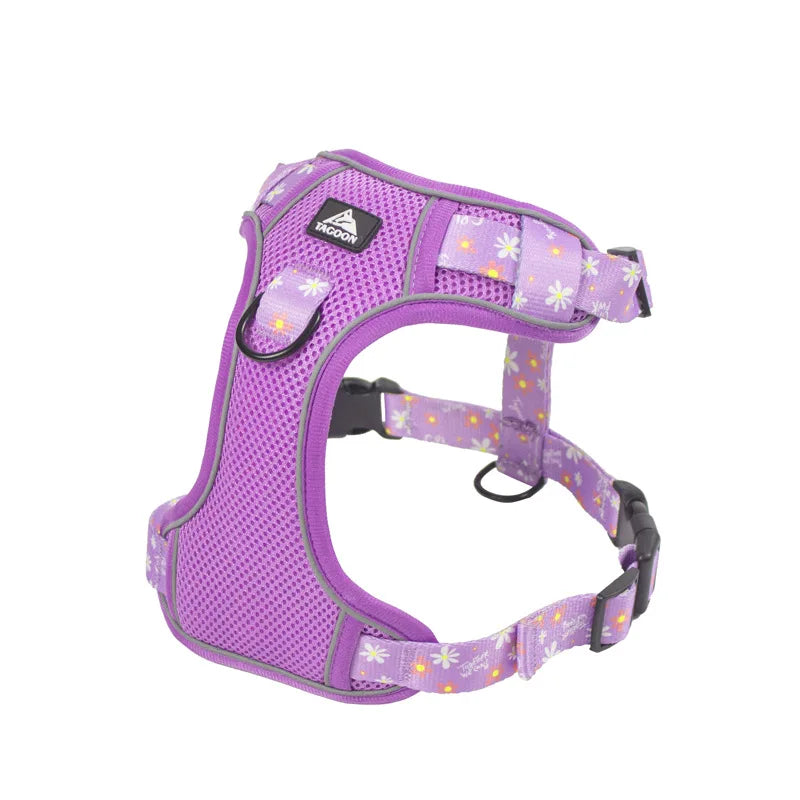 Petspuff Daisy Reflective No-Pull Dog Harness – Padded Vest Harness | Medium & Large Dogs