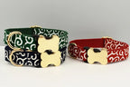 Petspuff Personalised Dog Collar with Engraved Bone Nameplate – Anti-Lost ID Collar | 14 Designs - Petspuff