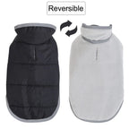 Petspuff Reflective Corduroy Dog Jacket – Fleece-Lined Winter Coat with Lead Hole | Small & Medium Dogs