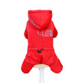 Petspuff Waterproof Fleece Dog Jumpsuit with Lead Ring – Winter Overalls | Small & Medium Dogs