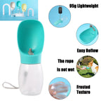 Petspuff 300ml Dog Water Bottle – Frosted Leakproof Walking Bottle | Dogs & Cats