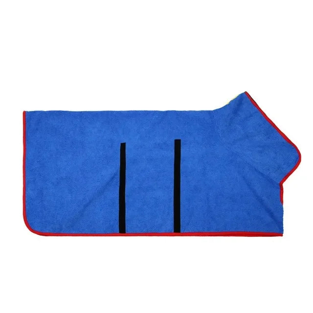 Petspuff Dog Drying Coat – Super Absorbent Microfibre Bathrobe | XS to XL Dogs