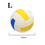 Petspuff Squeaky Latex Dog Ball – Football, Volleyball & Rugby Ball Toys | Small to Large Dogs
