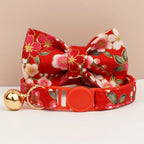 Petspuff Adjustable Cat Collar with Bow & Safety Buckle – Anti-Choke Kitten Collar | 12 Colours - Petspuff