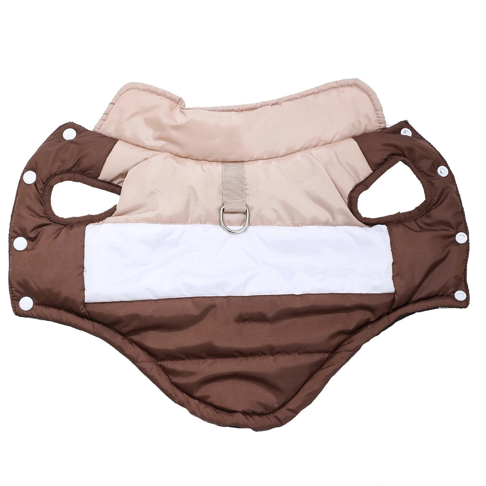 Petspuff Fleece-Lined Dog Vest with D-Ring – Warm Winter Jacket | Small & Medium Dogs