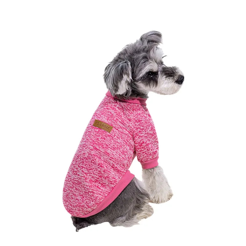 Petspuff Casual Print Dog Sweatshirt Jacket – Warm Winter Coat | Small Dogs & Cats