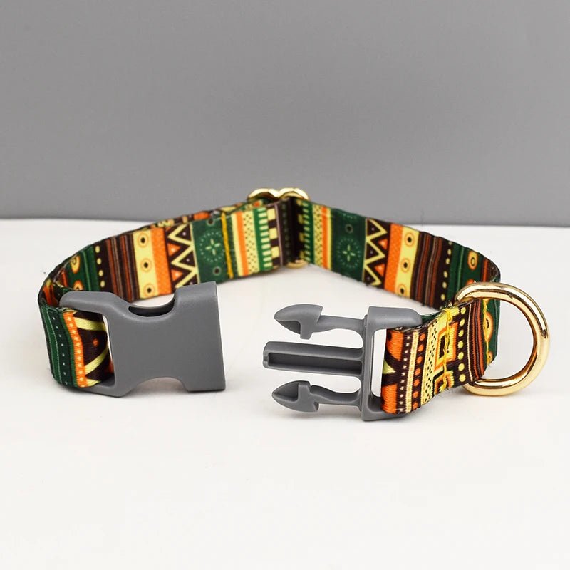Petspuff Safety Buckle Webbing Dog Collar & Lead Set – 5 Colours for Small to Large Dogs