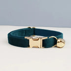 Petspuff Personalised Velvet Cat Collar with Bow, Bell & Engraved ID Tag | Kittens & Cats - Petspuff