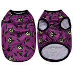 Petspuff Halloween Pumpkin Dog Vest – Lightweight Party T-Shirt | Small Dogs & Cats
