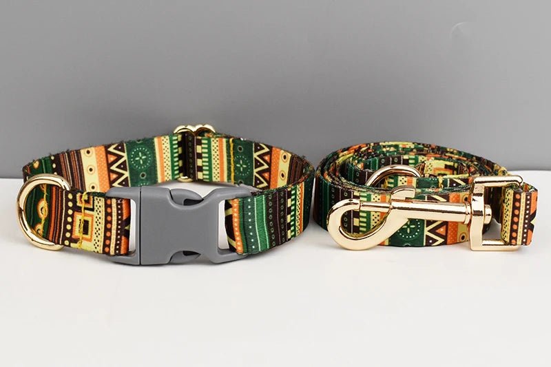 Petspuff Safety Buckle Webbing Dog Collar & Lead Set – 5 Colours for Small to Large Dogs