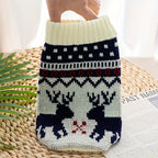 Petspuff Christmas Dog Jumper – Fair Isle Reindeer Knit | Small Dogs & Cats