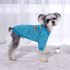 Petspuff Casual Print Dog Sweatshirt Jacket – Warm Winter Coat | Small Dogs & Cats