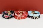 Petspuff Personalised Soft Cat Collar with Bow & Safety Buckle – Engraved Name | 7 Colours
