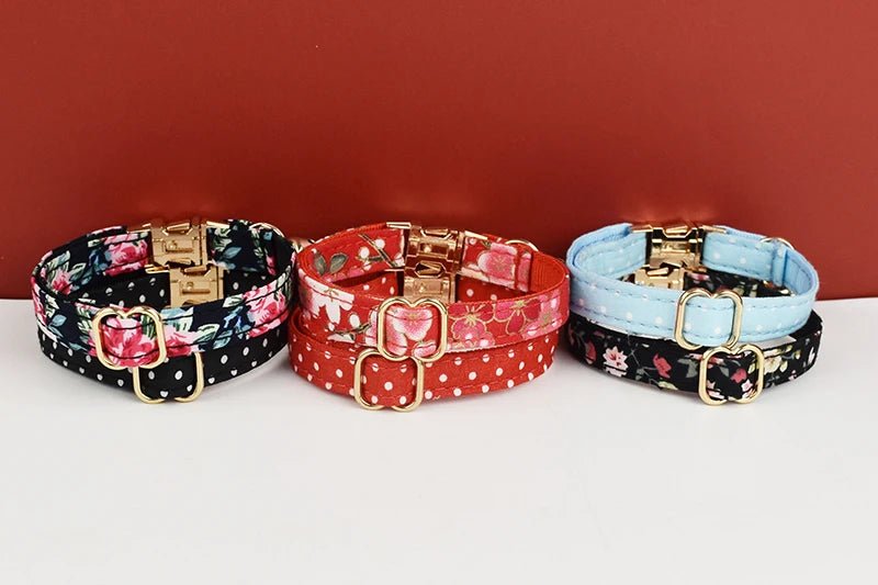 Petspuff Personalised Soft Cat Collar with Bow & Safety Buckle – Engraved Name | 7 Colours