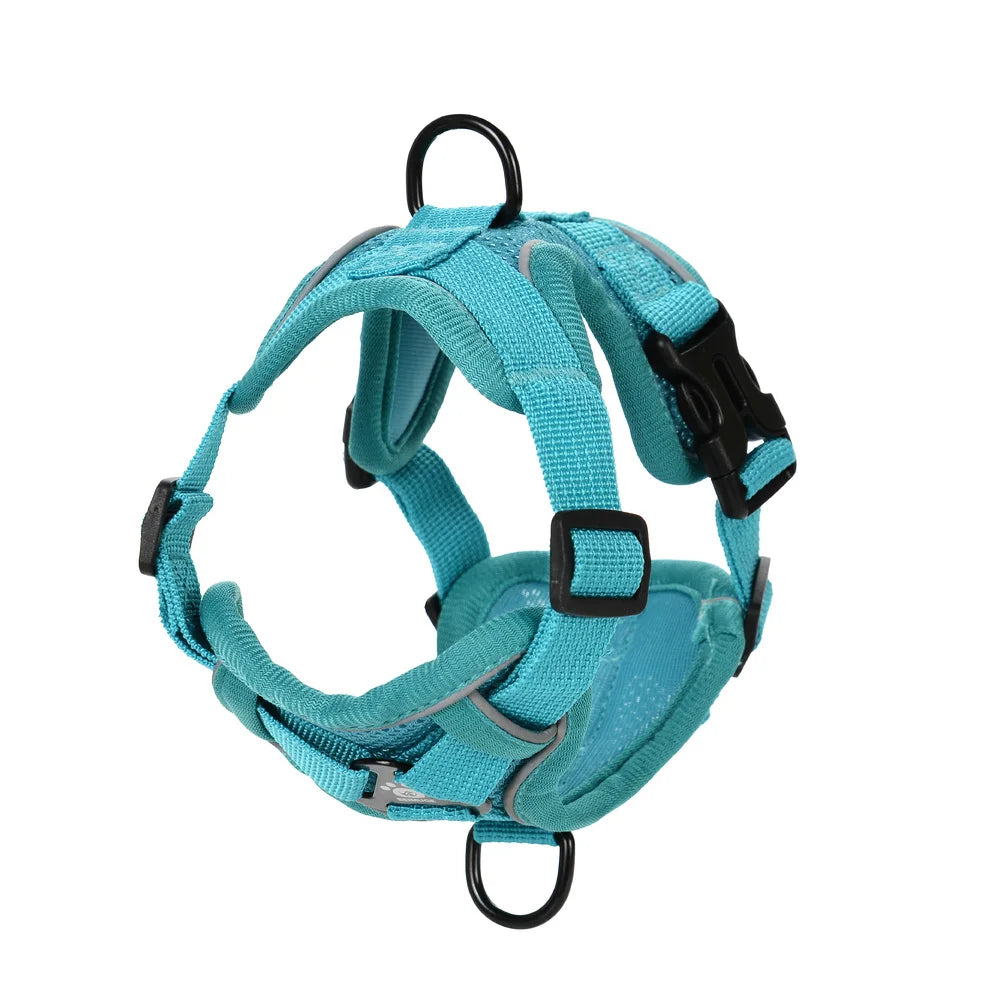 Petspuff Adjustable Mesh Vest Harness & Lead Set – Reflective Walking Set | Small Dogs & Cats