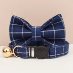 Petspuff Adjustable Cat Collar with Bow & Safety Buckle – Anti-Choke Kitten Collar | 12 Colours - Petspuff
