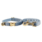 Petspuff Personalised Bow Cat Collar & Lead with Bell – Engraved ID Tag | 7 Colours